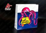 Die Cut Handle Monogrammed Paper Bags , Various Style Fashion Newspaper Gift