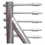 ISO9001 Customized Zinc Coated Wire Rope Barrier For Highway Guardrail