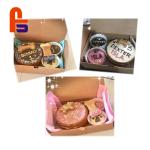 Brown Color Offset Printing Flexo Printing Compliant Paper Food Packing Box