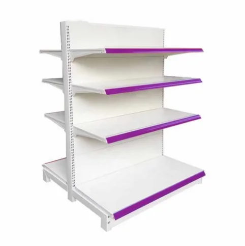 Display rack light duty display rack gondola pharmacy shelf