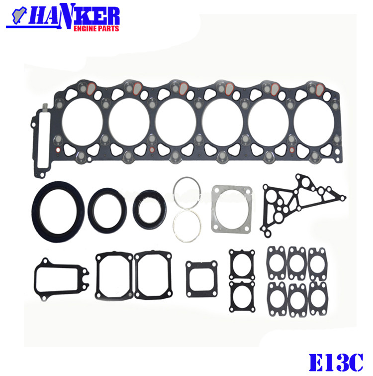 Hino E13C Excavator Engine Full Cylinder Head Gasket Set