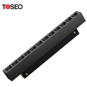 Wholesale Living Room Magnetic Track Lights 60LM/W 48V Black 3 Year Warranty from china suppliers