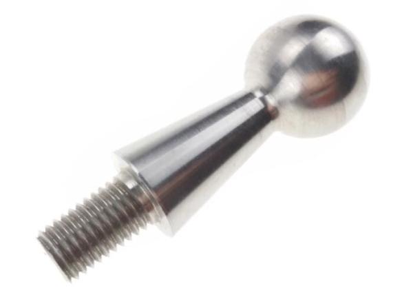M12 Stainless Steel Machining Parts Simple Ball Head Bolt For Conversion Valve