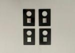 3mm Ceramic Fritted Tempered Glass Cover For Electronic Product