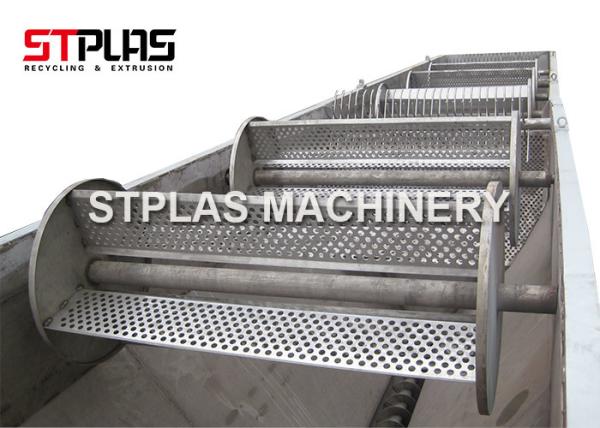 Rinsing And Sorting Floating Washing Machine, PP PE Film washing tank Waste film