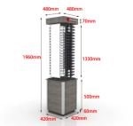 Floor Standing Rotating Sunglass Display Stand / Eyeglasses Display Rack Fashion