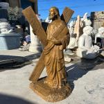 Bronze St Andrew Statue Sculpture Catholic X Cross Copper Brass Metal Religious