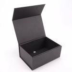 UV Coating Cardboard Rigid Gift Boxes Folding Magnetic / Ribbon Closure