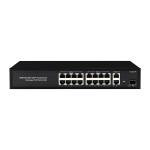 16 Port 10/100M CCTV POE Switch 1 SFP Cage Gigabit Network Uplink AC220V