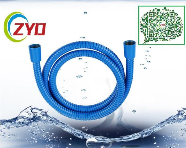 Stainless Steel Double Buckle Extra Long Shower Head Hose Bathroom Handheld