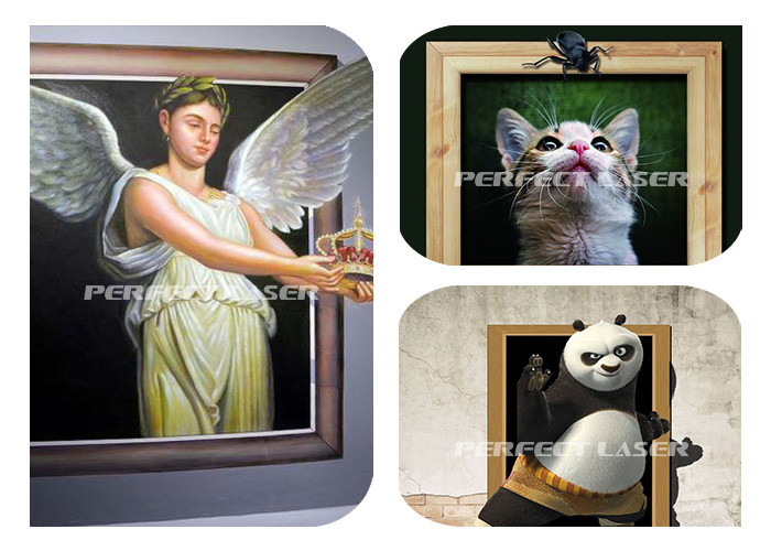 Speed Adjustable Wall Sticker Machine High Precision Wireless Touching Screen Operation
