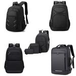 Custom Color Men Business Casual Laptop Backpacks Polyester Sport Bags OEM ODM