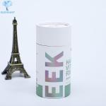 CMYK Printing Round Cardboard Gift Box Rolled Edge Cylindrical Carton Box