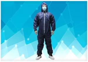 China Disposable Protective Suit Breathable Disposable Coveralls Durable Non Allergic Disposable Work Coveralls on sale