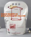 Special shape fresh fruit juice plastic bag / children drinking packing pouches,