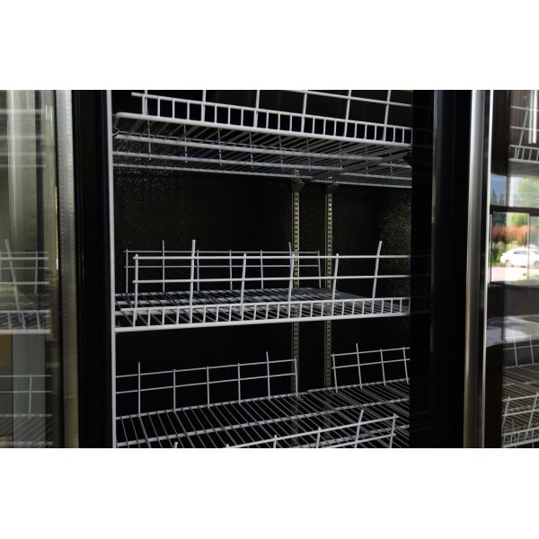 Customized Double Door Frost Free Upright Fridge in Light Color Purple