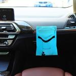 0.015mm Thickness Plastic Vehicle Trash Bag With Self Adhesive Sticker