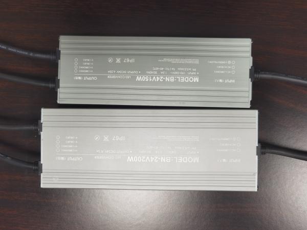 Aluminum Case Rainproof Power Supply IP54 Waterproof Single Output 100 ~ 264 VAC