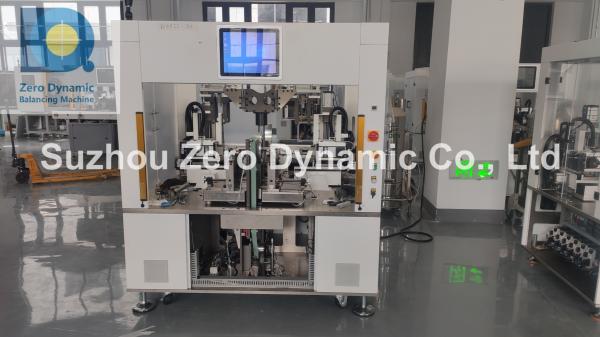 Two Station Electric Tricycle Motor Rotor Balancing Machine End Plane Drilling
