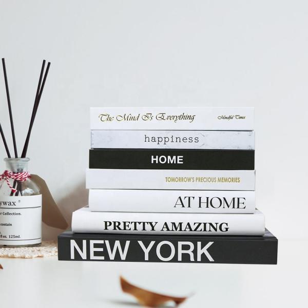 SMETA Blank Fashion Hardcover Book Printing Home Decor Coffee Table Book