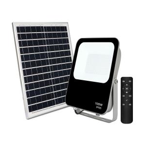 Wholesale Warehouse Sport Ground Portable Outdoor 100w solar flood light with Sensor from china suppliers