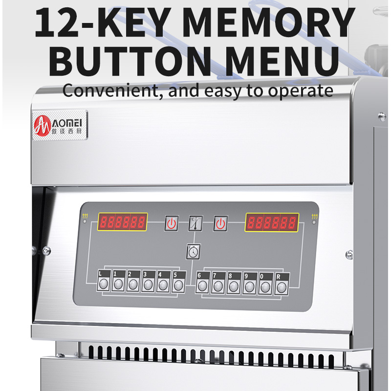 Fast Food Restaurant Large Capacity 18L Electric Deep Fryer Commercial Vertical Fryer