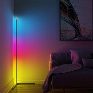 Wholesale Smart Floor Lamp RGBW Corner Ambience Light Bedroom Music Sysc Moden Stand Lamp from china suppliers