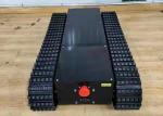 Chassis 300kg Crawler Undercarriage For Fire Equipment Wheelchair Lawn Mower