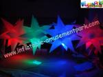 Multicolor Club Inflatable Lighting Decoration Star 1.5 Meter With Blower