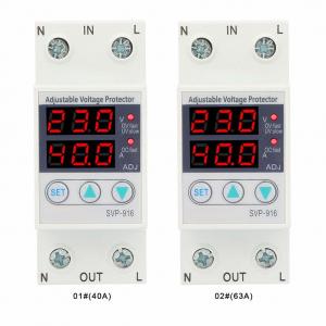 China Single Phase Control And Protective Switching Device Voltage Protector Relay 230VAC on sale