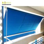 Vertical Universal Retractable Window Awnings Remote Control