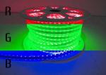 RGB Driverless High Voltage LED Strip Light , RoHS Full Color Changing LED Strip