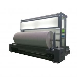 China Fabric Cloth Rolling Machine For Inspection Table With Led on sale