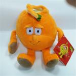 Eco friendly Vegetable Fruit Assorted Stuffed Baby Plush Toys Red / Green /