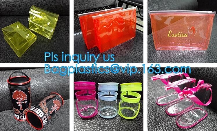 matt frosted PVC slider zipper bag plastic bag with zipper/pvc zipper lock slider bag/resealable pvc slider zip poly bag
