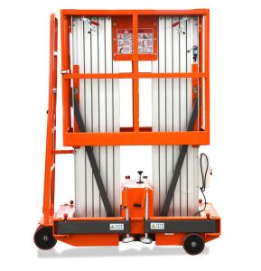Wholesale 7.8m Working Height Double Mast Man Lifter With 24V/30A Battery Capacity from china suppliers