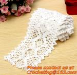 white cotton lace, trimming lace,crocheted lace for diy,garment accessory