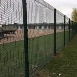 Green Galvanized Iron Rigid Airport Prison Garden Anti Climb Theft Security 358