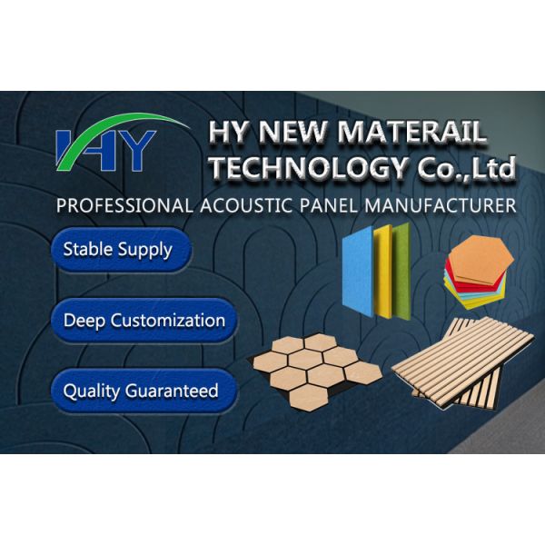 Eco Friendly Materials Wood Slat Acoustic Panel With Flame Retardant Coating