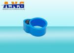Diameter 17.5mm Ring Band Passive Rfid Tags For Tracking Chicken Duck Goose