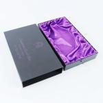 Drawer wig beauty tools packaging box with satin cloth custom cardboard high