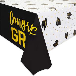 Wholesale PEVA Gravure Printing Graduation Party Tablecloth Oilproof Rectangle from china suppliers