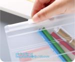 PP Zipper Slider Bag, Plastic Buckle Bag Storage slider zipper bag, slide grip