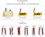 OEM ODM LiFePO4 3.7v Rechargeable 150mah 350mah 750mah 1000mah 1200mah 2000mah