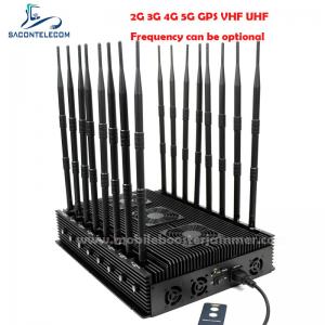 Wholesale Adjustable GPS Lojack Signal Jammer 110w 16 Antennas Indoor Desktop from china suppliers