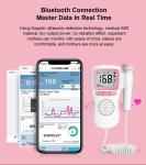 Portable Doppler Monitor Fetal Doppler Machine Baby Heartbeat Monitor For