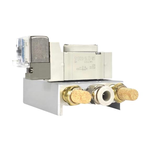 SMC SY3420-6LZD-C4 Pneumatic Solenoid Valve DC12V 3 Position Exhaust Center Port