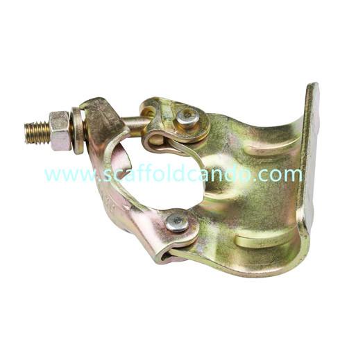 British pressed putlog coupler, drop forged single clamp 48.3mm size, electro