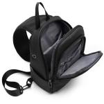 7.9 Inch IPAD USB Charging Shoulder Travel Sling Bag 18*10*30cm