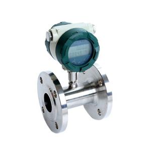Wholesale Economical Digital Flange Type Turbine Water / Food Flow Meter from china suppliers